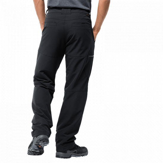 Брюки мужские Jack Wolfskin Chilly Track XT Short Black - Фото 3 большая