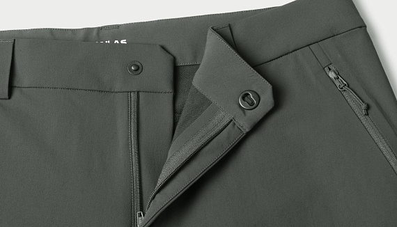 Брюки мужские Kailas T10-X Softshell Pebble Gray - Фото 6 большая