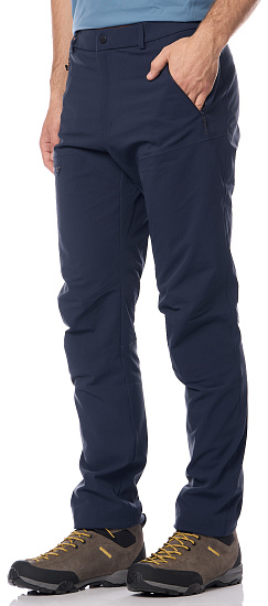 Брюки мужские Kailas Mid-thick Soft Shell French Navy Blue - Фото 3 большая