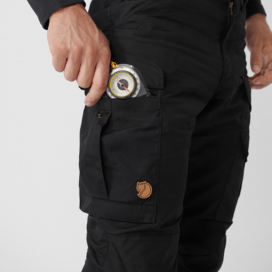 Брюки мужские Fjallraven Barents Pro Winter Black - Фото 7 большая