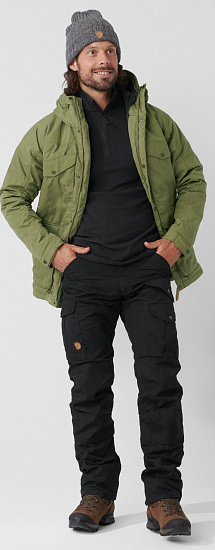 Брюки мужские Fjallraven Barents Pro Winter Black - Фото 8 большая