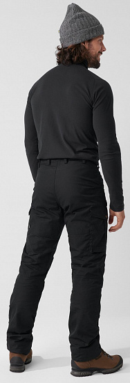 Брюки мужские Fjallraven Barents Pro Winter Black - Фото 9 большая