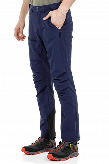 Брюки мужские Bergans Breheimen Softshell Navy/Dk Navy - Фото 5 большая