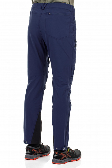 Брюки мужские Bergans Breheimen Softshell Navy/Dk Navy - Фото 4 большая