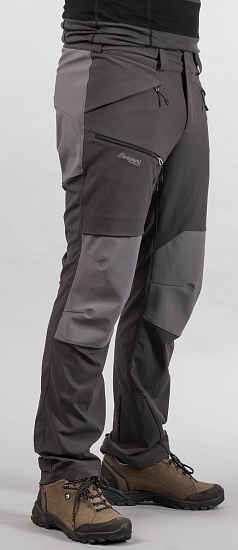 Брюки мужские Bergans Rabot 365 Hybrid SolidCharcoal/SolidDkGrey/SilverGr - Фото 2 большая