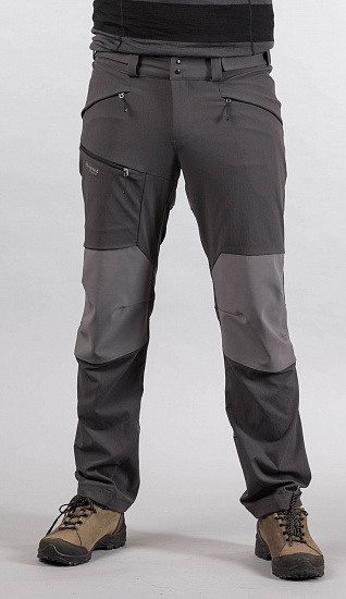 Брюки мужские Bergans Rabot 365 Hybrid SolidCharcoal/SolidDkGrey/SilverGr - Фото 4 большая