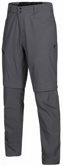 Брюки мужские Peak Performance Iconiq Zip Off Deep Earth - Фото 2 большая