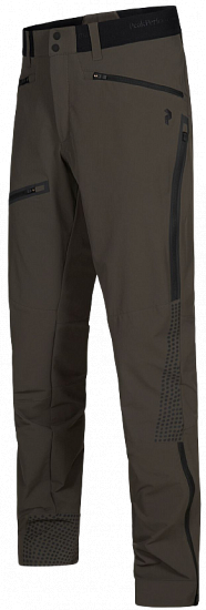 Брюки мужские Peak Performance Light Softshell V Black Olive - Фото 2 большая