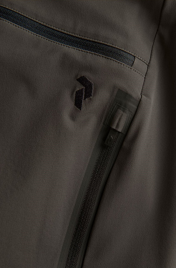 Брюки мужские Peak Performance Light Softshell V Black Olive - Фото 5 большая