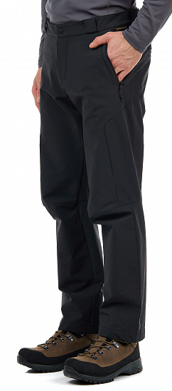 Брюки мужские Jack Wolfskin Activate Thermic Long Black - Фото 3 большая