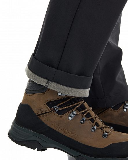 Брюки мужские Jack Wolfskin Activate Thermic Long Black - Фото 6 большая