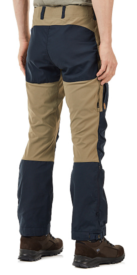 Брюки мужские Fjallraven Keb Dark Navy-Light Olive - Фото 6 большая