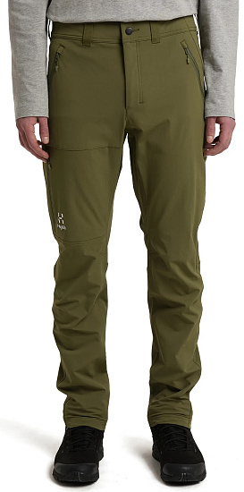 Брюки мужские Haglofs Moran Softshell Slim Olive Green - Фото 3 большая