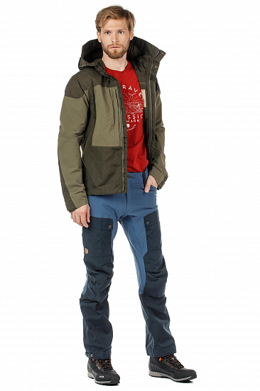 Брюки мужские Fjallraven Keb Dark Navy-Uncle Blue - Фото 3 большая
