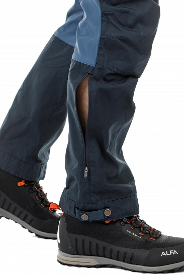 Брюки мужские Fjallraven Keb Dark Navy-Uncle Blue - Фото 9 большая