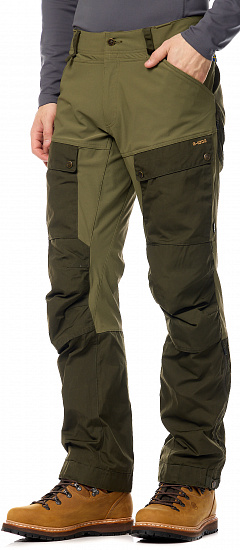 Брюки мужские Fjallraven Keb Deep Forest-Laurel Green - Фото 2 большая