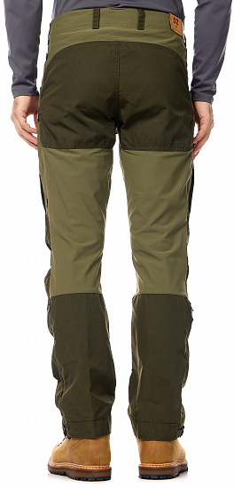 Брюки мужские Fjallraven Keb Deep Forest-Laurel Green - Фото 3 большая