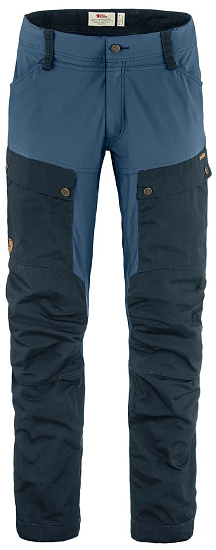 Брюки мужские Fjallraven Keb Dark Navy/Uncle Blue - Фото 11 большая