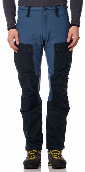 Брюки мужские Fjallraven Keb Dark Navy/Uncle Blue - Фото 1 большая