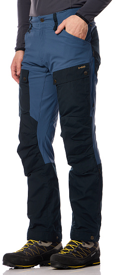 Брюки мужские Fjallraven Keb Dark Navy/Uncle Blue - Фото 2 большая