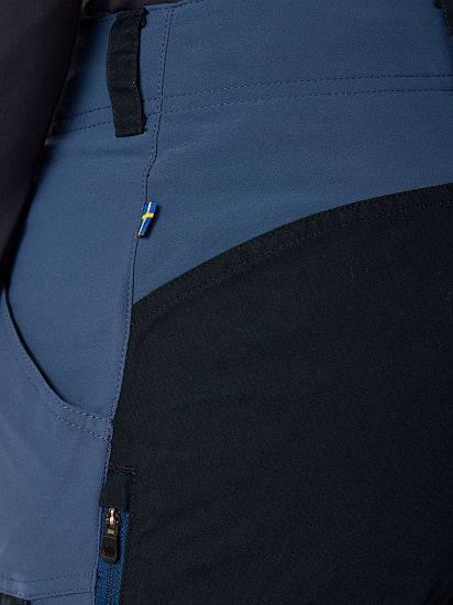 Брюки мужские Fjallraven Keb Dark Navy/Uncle Blue - Фото 4 большая