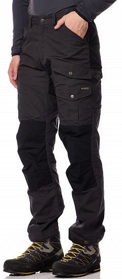 Брюки мужские Fjallraven Vidda Pro Short Dark Grey/Black - Фото 4 большая