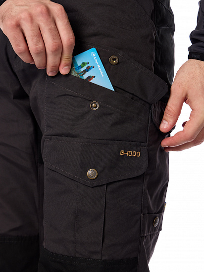 Брюки мужские Fjallraven Vidda Pro Short Dark Grey/Black - Фото 6 большая