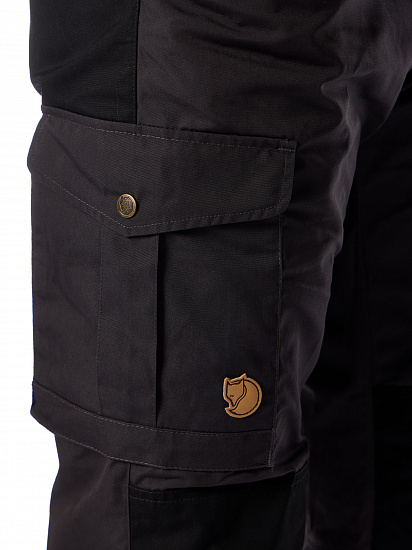 Брюки мужские Fjallraven Vidda Pro Short Dark Grey/Black - Фото 8 большая