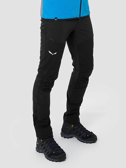 Брюки мужские Salewa Puez Orval 2 Durastretch Black Out - Фото 5 большая