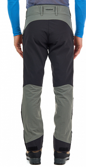 Брюки мужские Norrona Falketind Flex1 Heavy Duty Castor Grey/Caviar - Фото 6 большая