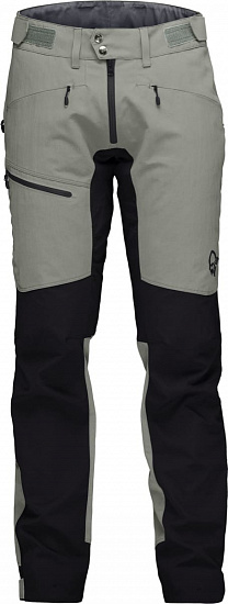 Брюки мужские Norrona Falketind Flex1 Heavy Duty Castor Grey/Caviar - Фото 1 большая
