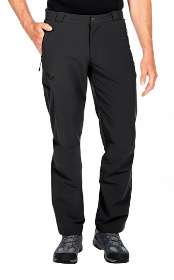 Брюки мужские Jack Wolfskin Activate Thermic Black - Фото 2 большая