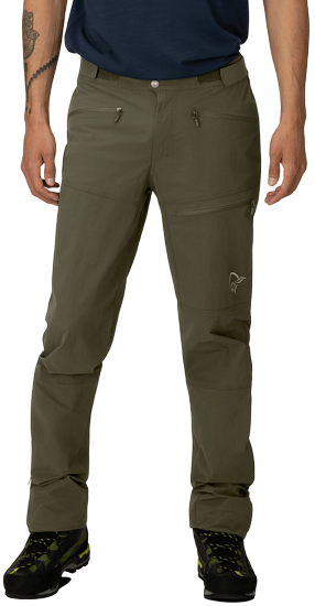 Брюки мужские Norrona Femund Flex1 Lightweight Olive Night - Фото 5 большая