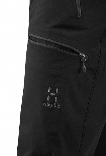 Брюки мужские Haglofs Breccia True Black/Magnetite - Фото 5 большая
