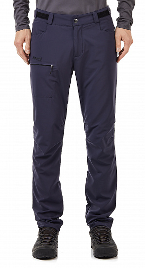 Брюки мужские Bergans Slingsby LT Softshell Dk Navy/Black - Фото 3 большая