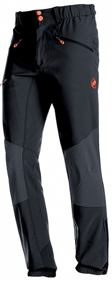 Брюки мужские Mammut Eisfeld Advanced SO Black - Фото 1 большая