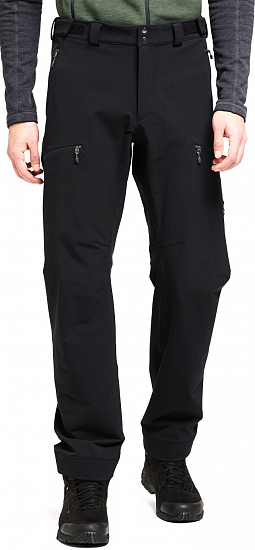 Брюки мужские Haglofs Breccia True Black/Magnetite Short - Фото 3 большая