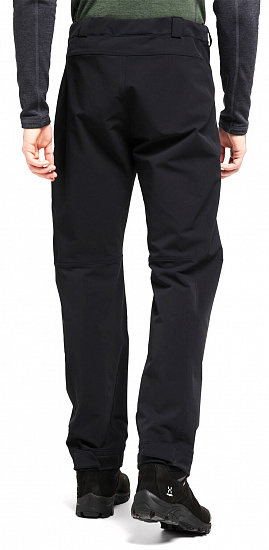 Брюки мужские Haglofs Breccia True Black/Magnetite Short - Фото 4 большая
