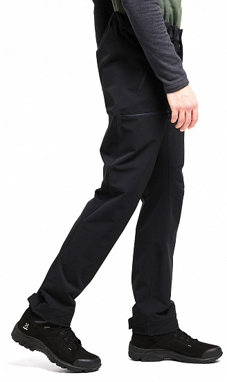 Брюки мужские Haglofs Breccia True Black/Magnetite Short - Фото 5 большая