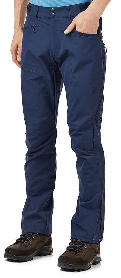 Брюки мужские Norrona Falketind Flex1 Indigo Night - Фото 6 большая