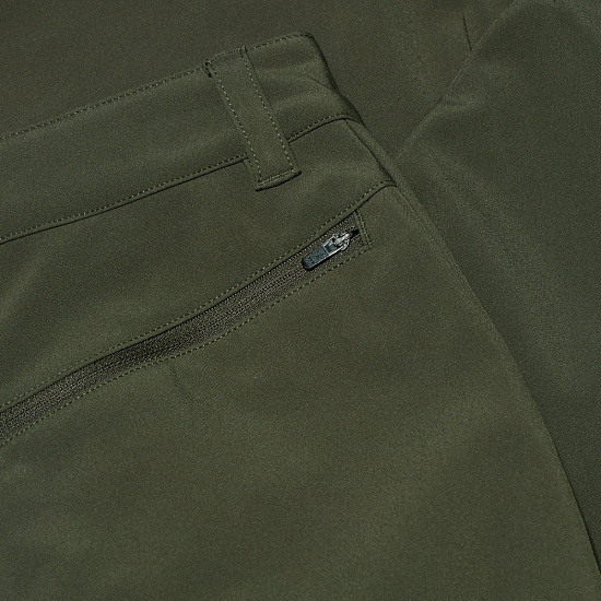 Брюки мужские Mammut Runbold Winter SO Short Dark Marsh - Фото 5 большая