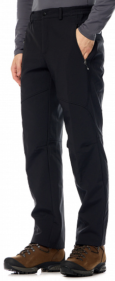 Брюки мужские Kailas Windproof Softshell Black - Фото 2 большая
