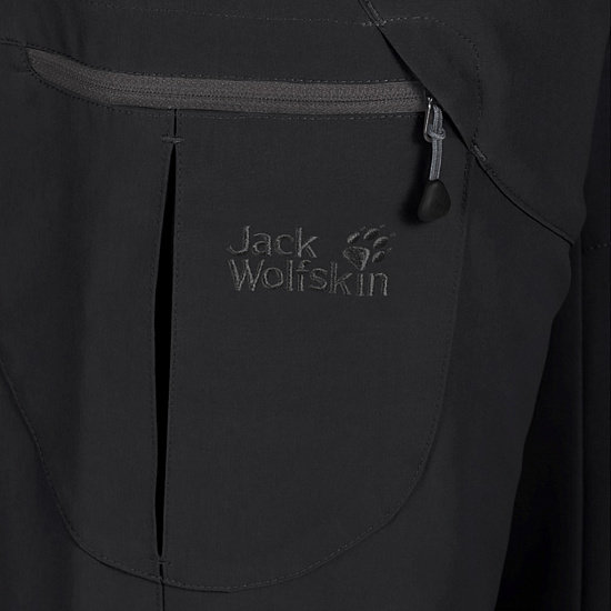 Брюки мужские Jack Wolfskin Chilly Track XT Black - Фото 4 большая