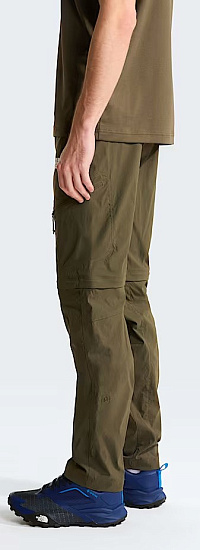 Брюки мужские The North Face Exploration Reg Tapered Convertible New Taupe Green - Фото 4 большая