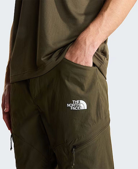 Брюки мужские The North Face Exploration Reg Tapered Convertible New Taupe Green - Фото 6 большая