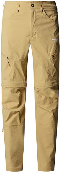 Брюки мужские The North Face Exploration Reg Tapered Convertible Khaki Stone - Фото 1 большая