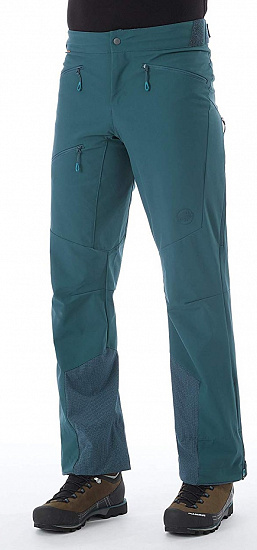 Брюки мужские Mammut Tatramar SO Wing Teal - Фото 2 большая
