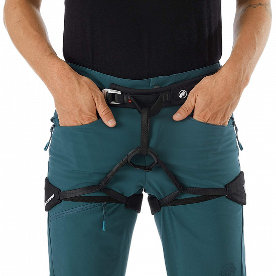 Брюки мужские Mammut Tatramar SO Wing Teal - Фото 5 большая