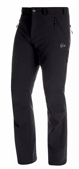 Брюки мужские Mammut Winter Hiking SO Black Short - Фото 1 большая