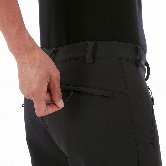 Брюки мужские Mammut Winter Hiking SO Black Short - Фото 5 большая